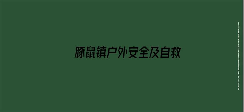 豚鼠镇户外安全及自救自护系列